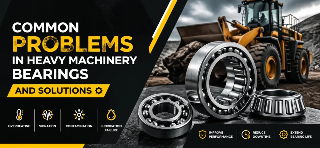 common problems in heavy machinery bearings and solutions industrial equipment bearings