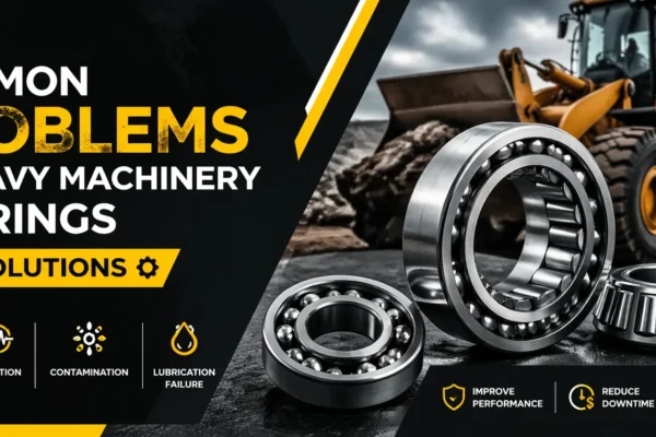 common problems in heavy machinery bearings and solutions industrial equipment bearings
